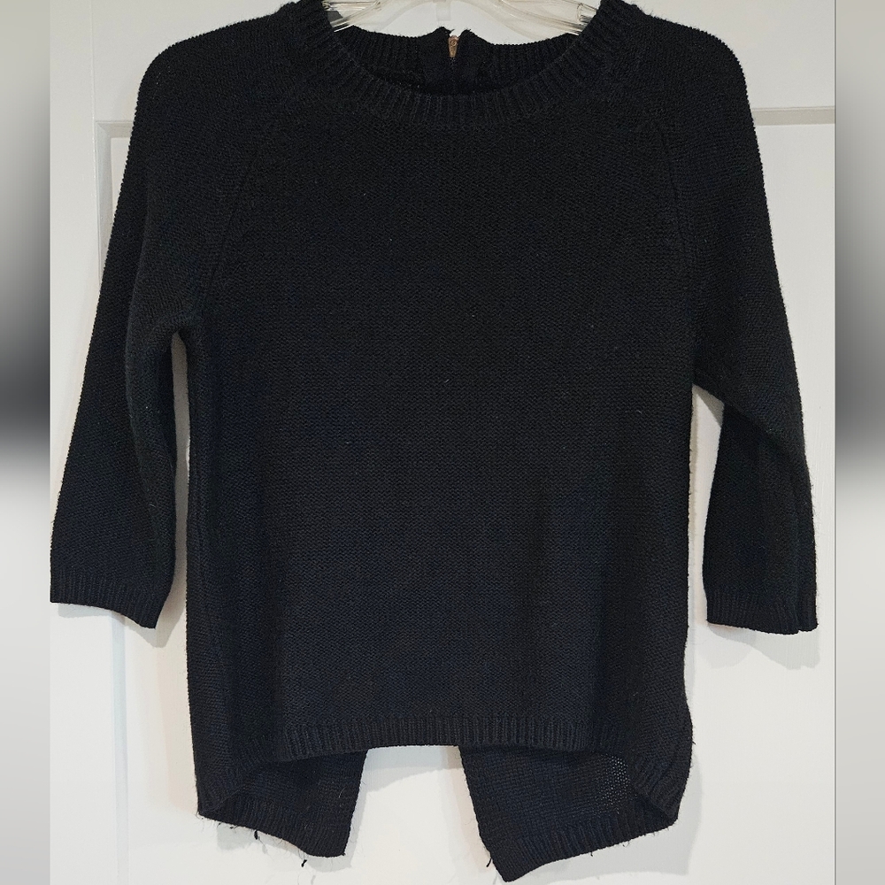 Philosophy zip back sweater
